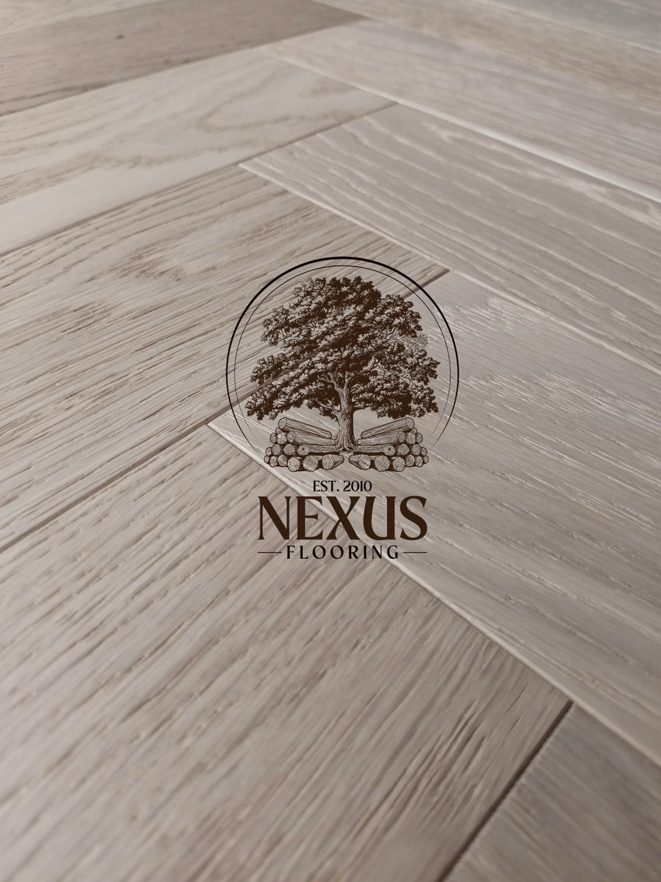 Engineered Herringbone 10mm x3mm x 90mm x450mm Smoked Natural