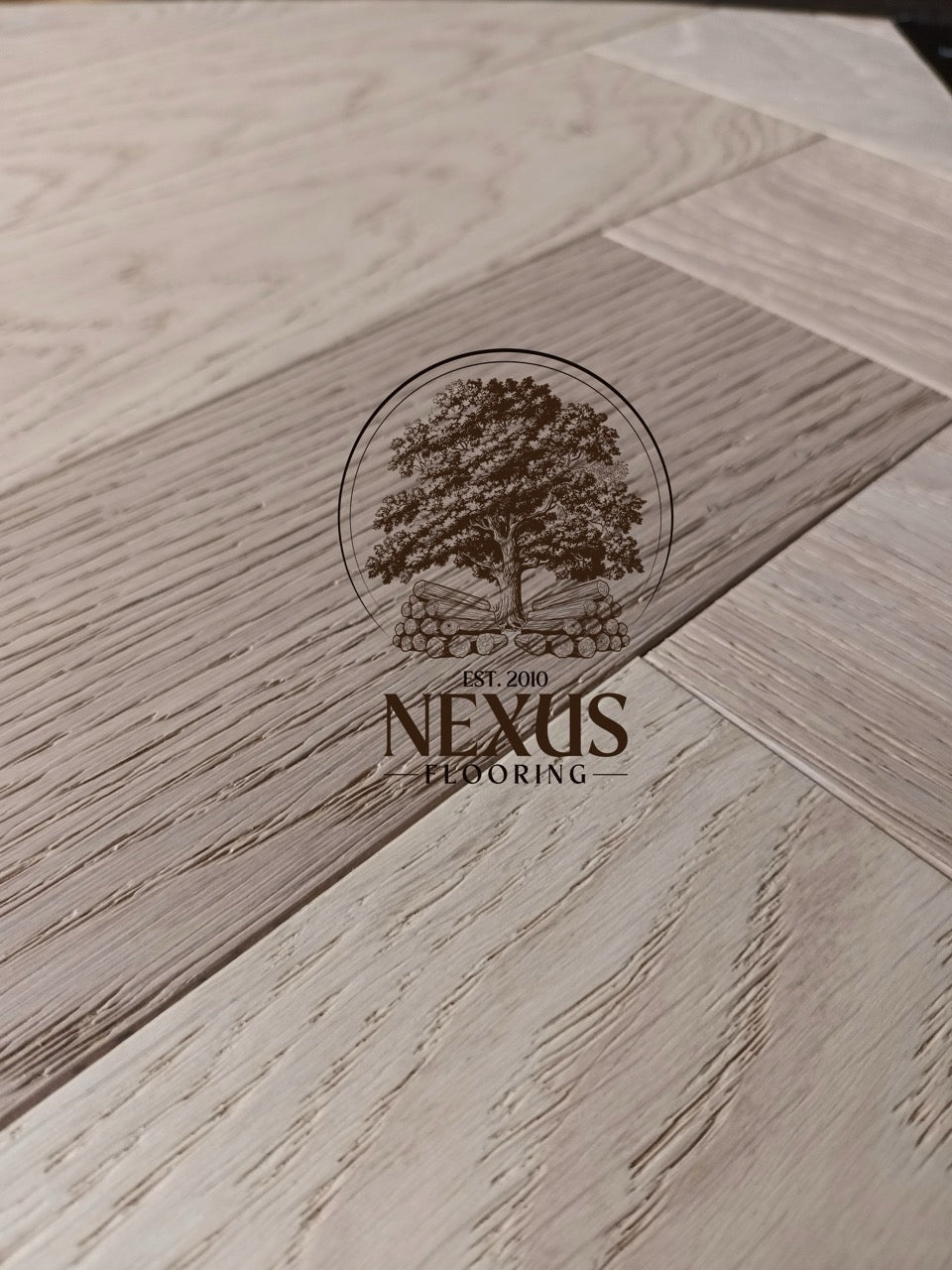 Engineered Herringbone 10mm x3mm x 90mm x450mm Smoked Natural
