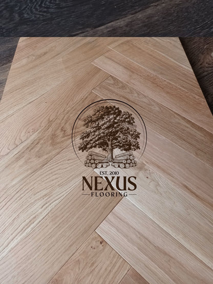 Engineered Herringbone 10mm x3mm x 90mm x450mm Smoked Natural