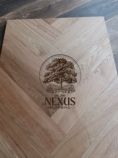 Engineered Herringbone 10mm x3mm x 90mm x450mm Smoked Natural