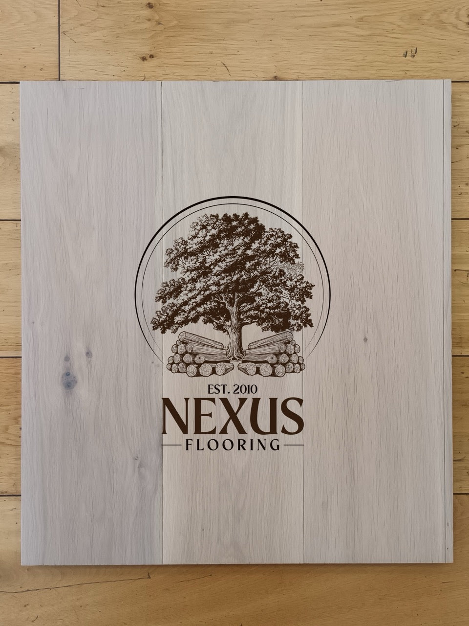 14mm x 3mm x 190mm Engineered White Smoke Oak Flooring