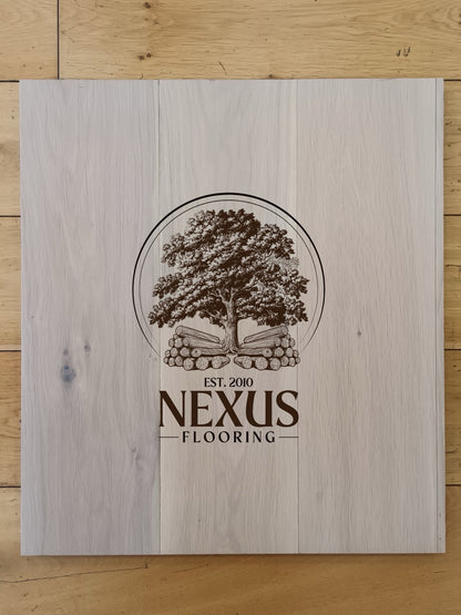 14mm x 3mm x 190mm Engineered White Smoke Oak Flooring