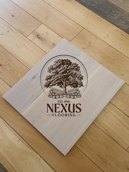 14mm x 3mm x 190mm Engineered White Smoke Oak Flooring