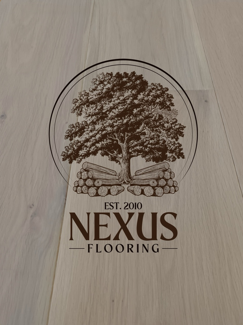 14mm x 3mm x 190mm Engineered White Smoke Oak Flooring