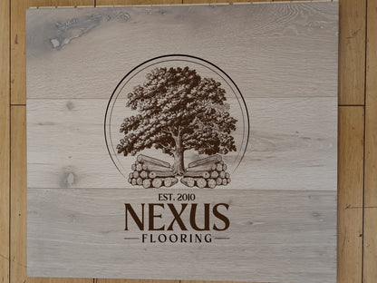 14mm x 3mm x 190mm Smoked White Washed Grain Engineered Oak Wood Flooring