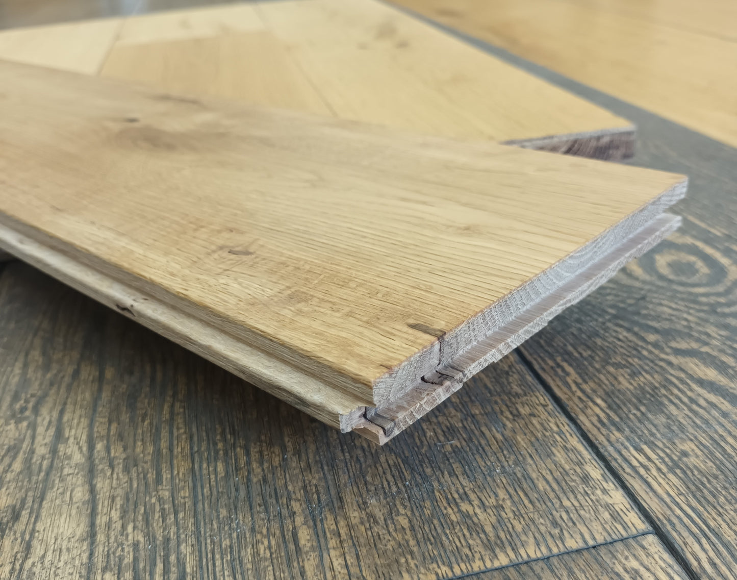 18mm x 125mm Brushed Oiled Solid Oak Wood Flooring