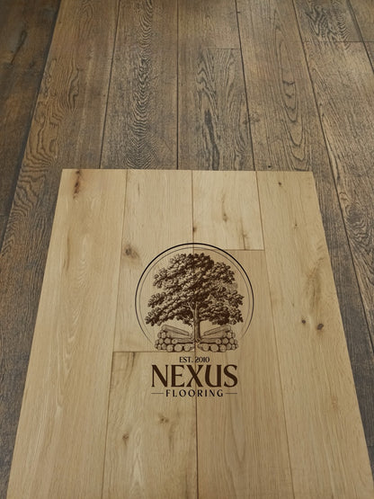 18mm x 150mm Brushed Oiled Solid Oak Wood Flooring