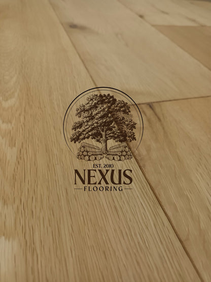 18mm x 150mm Brushed Oiled Solid Oak Wood Flooring