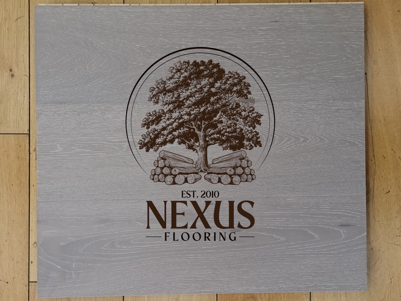 15mm x 4mm x 190mm Stone Grey Engineered Oak Wood Flooring