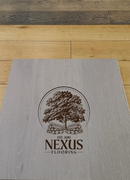 15mm x 4mm x 190mm Stone Grey Engineered Oak Wood Flooring