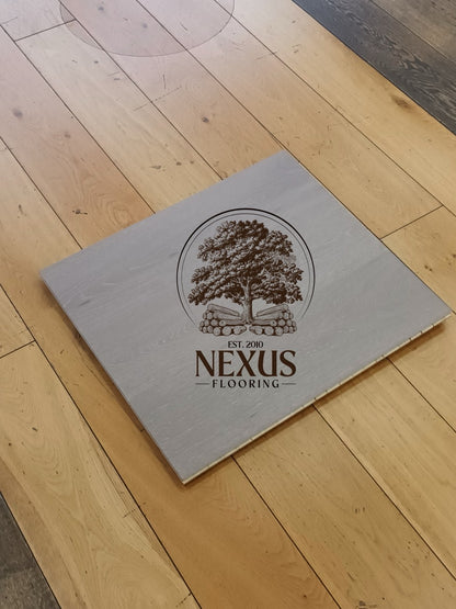 15mm x 4mm x 190mm Stone Grey Engineered Oak Wood Flooring