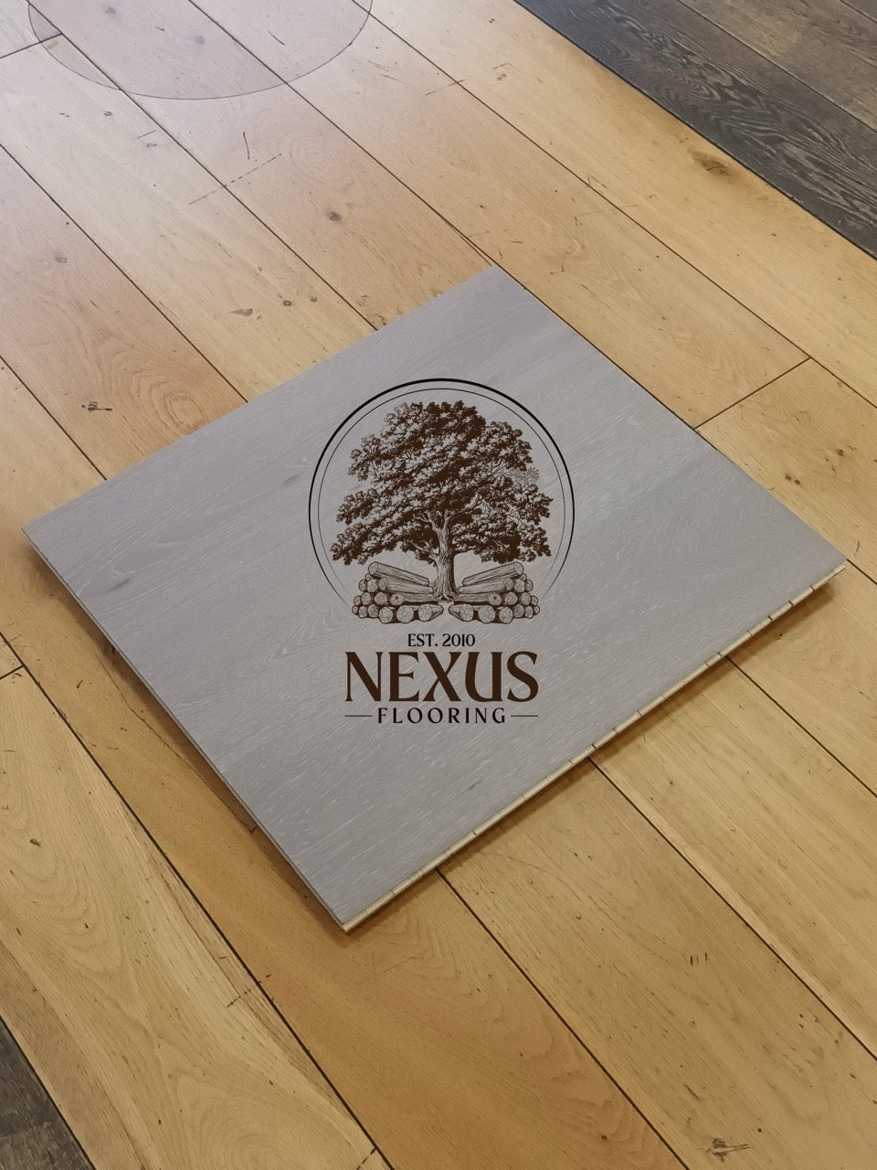 15mm x 4mm x 190mm Stone Grey Engineered Oak Wood Flooring