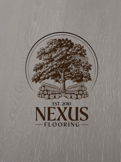 15mm x 4mm x 190mm Stone Grey Engineered Oak Wood Flooring