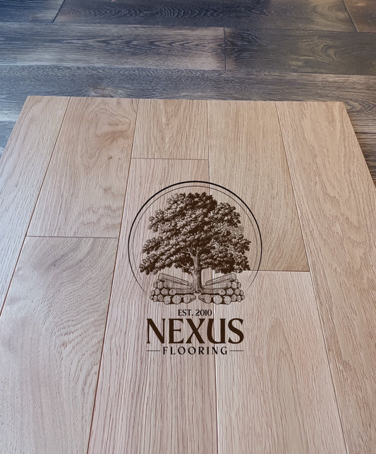 14mm x 3mm x 125mm Brushed Oiled Engineered Oak Wood Flooring
