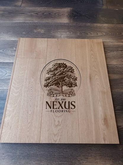 20mm x 4mm x 190mm Natural Brushed Oiled Engineered Oak Wood Flooring