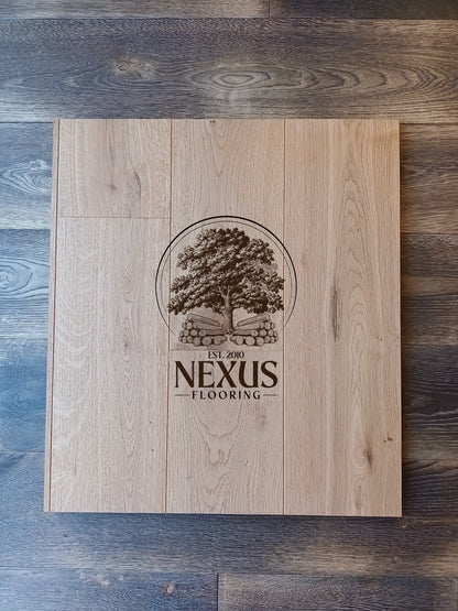 20mm x 4mm x 190mm Natural Brushed Oiled Engineered Oak Wood Flooring