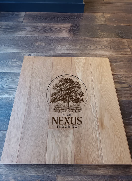 14mm x 3mm x 125mm Engineered Lacquered Oak