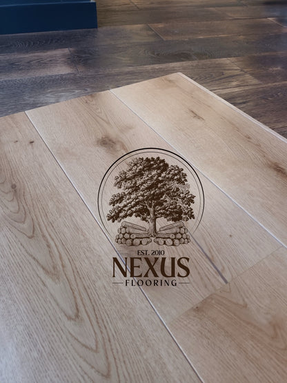 20mm x 4mm x 190mm Lacquered Engineered Oak Wood Flooring