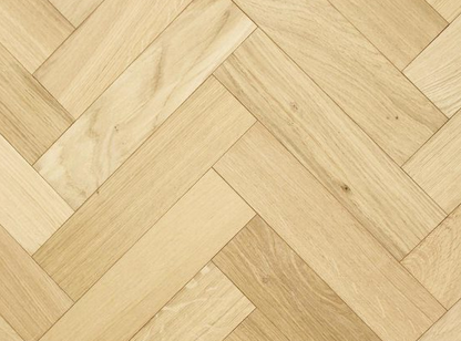 Solid Unfinished Parquet Herringbone Block Oak 16mm x 70mm