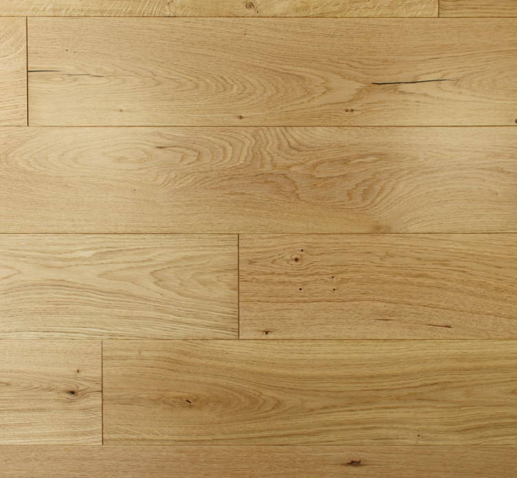 18mm x 4mm x 150mm Engineered Smoked Lacquered Oak Wood Flooring