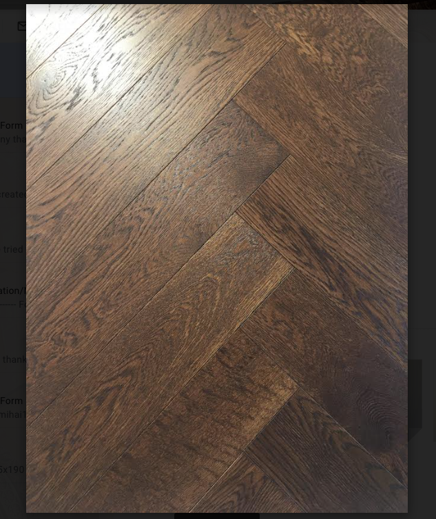 Herringbone Brushed Caramel Engineered Oak 15x 3×120 x600 Wood Flooring (Prime Grade)