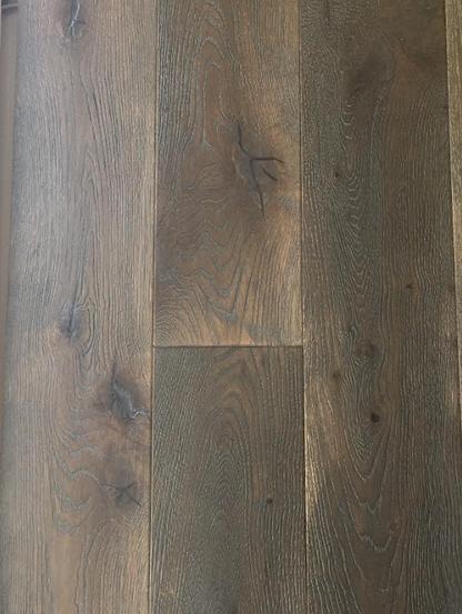 20mm x 6mm x 190mm Distressed Grey Engineered Oak Wood Flooring