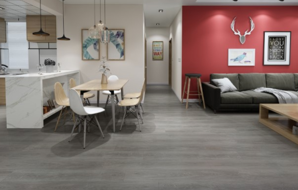 Premium Plus 6.5mm Surf Smoke Grey Oak Waterproof Engineered Rigid Click Vinyl Flooring