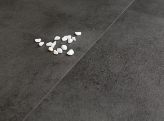 Premium Plus 6.5mm Spanish Grey Tile effect Waterproof Engineered Rigid Click Vinyl Flooring