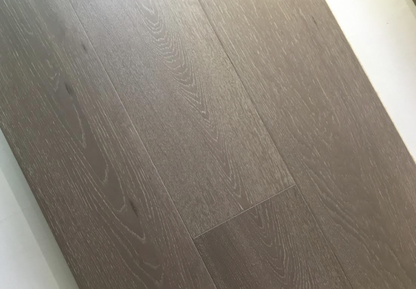 15mm x 4mm x 190mm Stone Brushed UV Oiled 3 ply (Code 91) Engineered Oak Wood Flooring