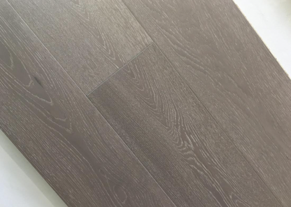 15mm x 4mm x 190mm Stone Brushed UV Oiled 3 ply (Code 91) Engineered Oak Wood Flooring