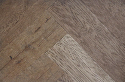 Smoked Brushed Oiled Parquet Click Engineered Oak 14x 3x 150 x 600 Wood Flooring