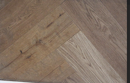 Smoked Brushed Oiled Parquet Click Engineered Oak 14x 3x 150 x 600 Wood Flooring