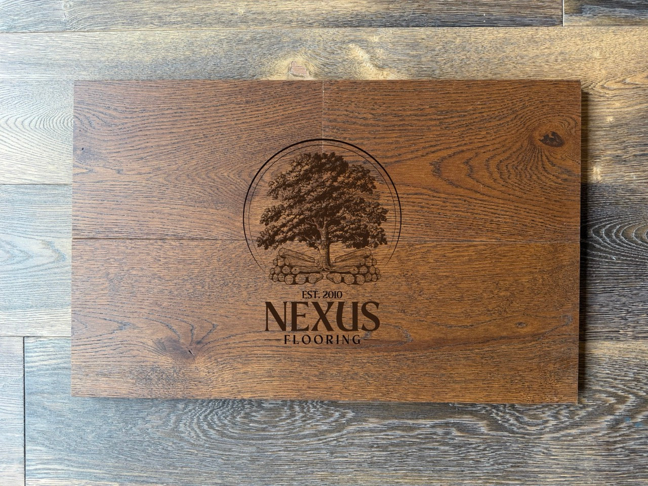 Engineered 14mm x3mm x190mm x1900mm Hazelnut Brown