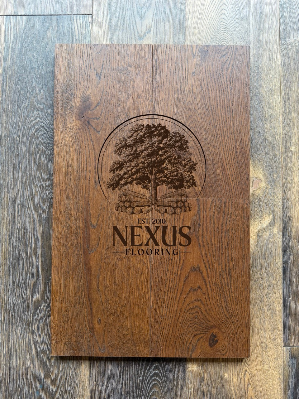 Engineered 14mm x3mm x190mm x1900mm Hazelnut Brown