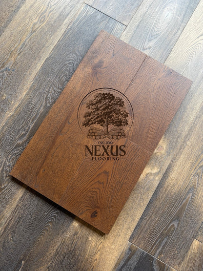 Engineered 14mm x3mm x190mm x1900mm Hazelnut Brown