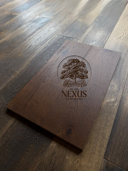 Engineered 14mm x3mm x190mm x1900mm Hazelnut Brown