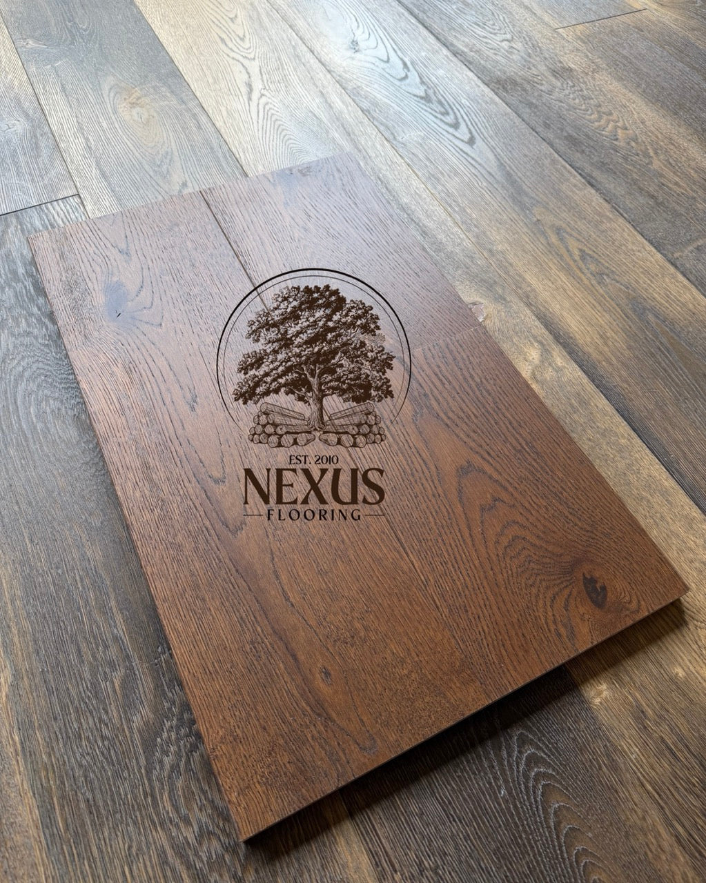 Engineered 14mm x3mm x190mm x1900mm Hazelnut Brown