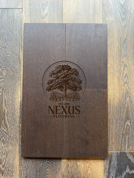 Engineered 14mmx 3mm x190mm x1900 Mocha Oak (brushed matt lac) Oak