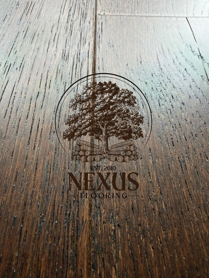 Engineered 14mmx 3mm x190mm x1900 Mocha Oak (brushed matt lac) Oak