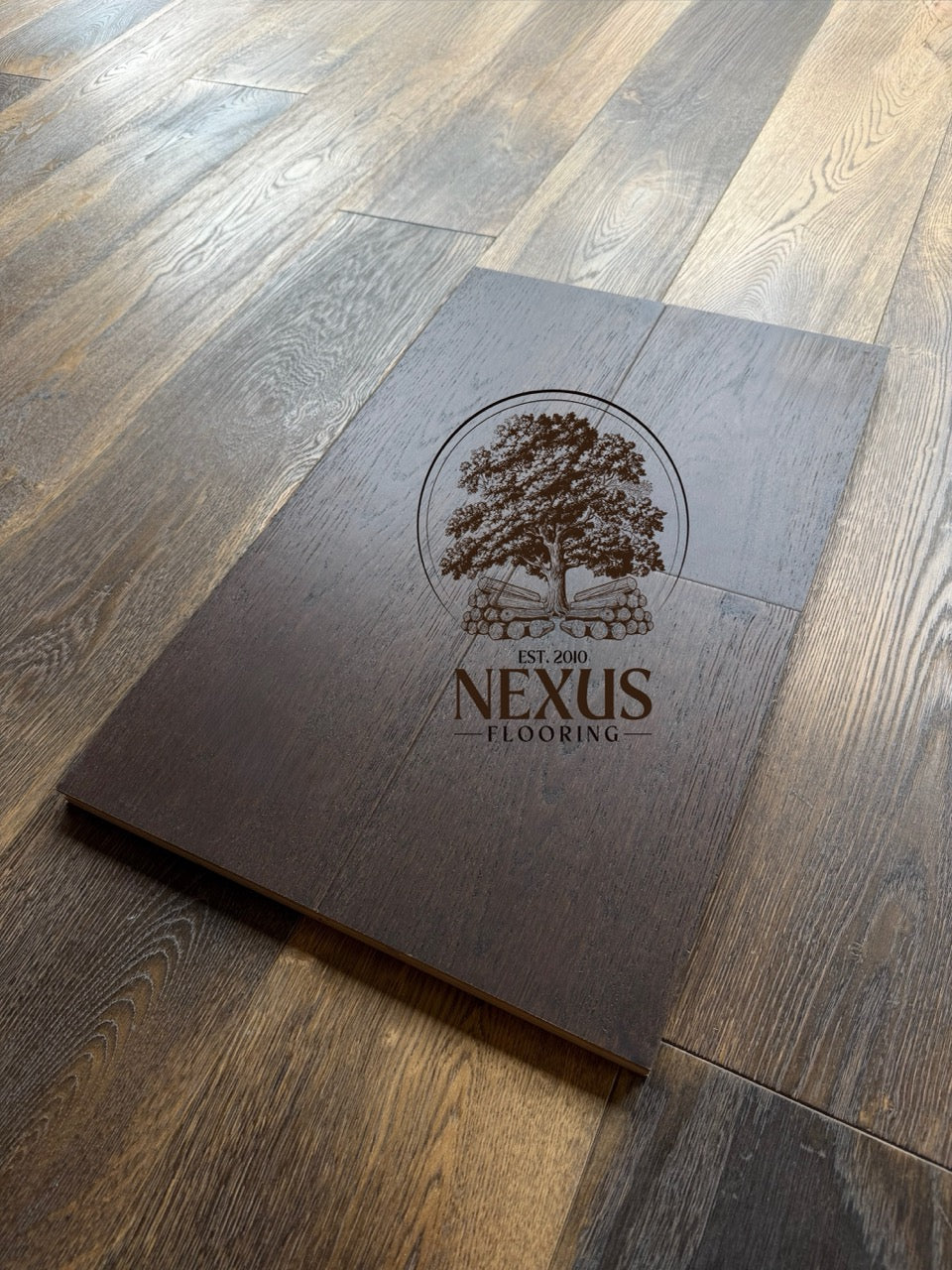 Engineered 14mmx 3mm x190mm x1900 Mocha Oak (brushed matt lac) Oak