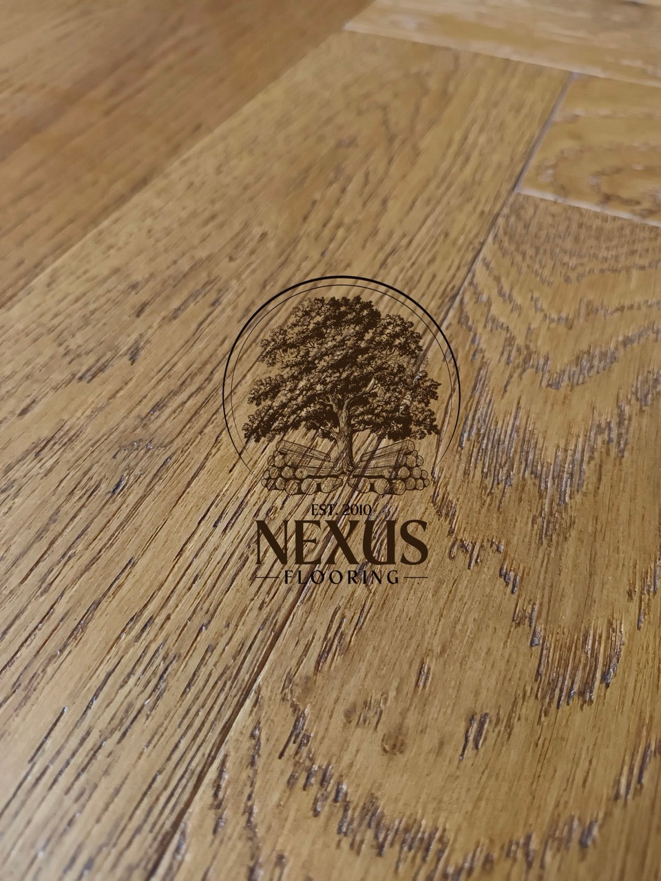 Engineered Herringbone 10mm x 3mmx 90mm x450mm  Whiskey Oak