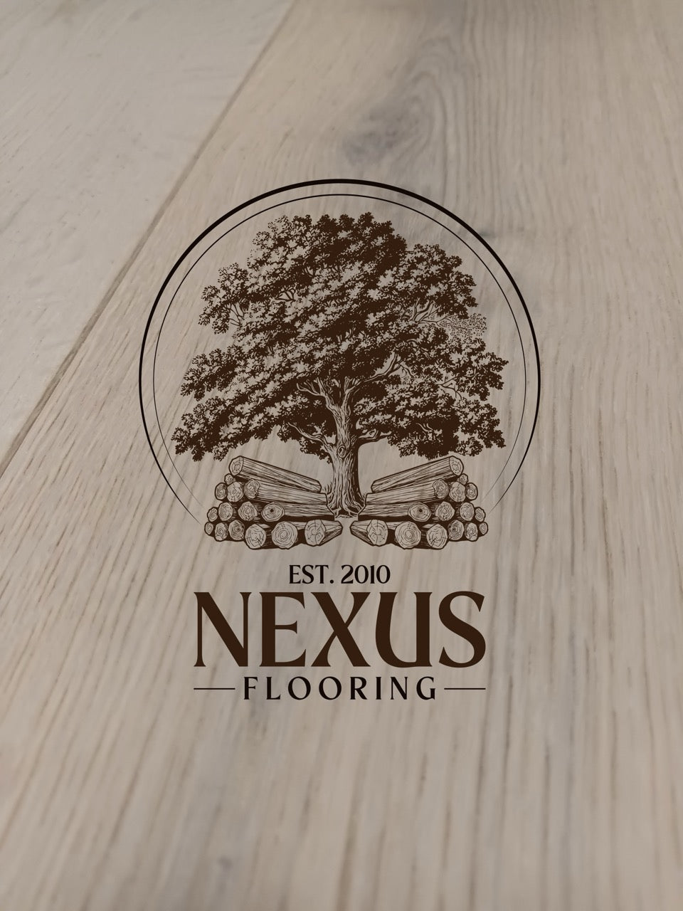 15mm x 4mm x190mm White Lacquered Engineered Oak Wood Flooring