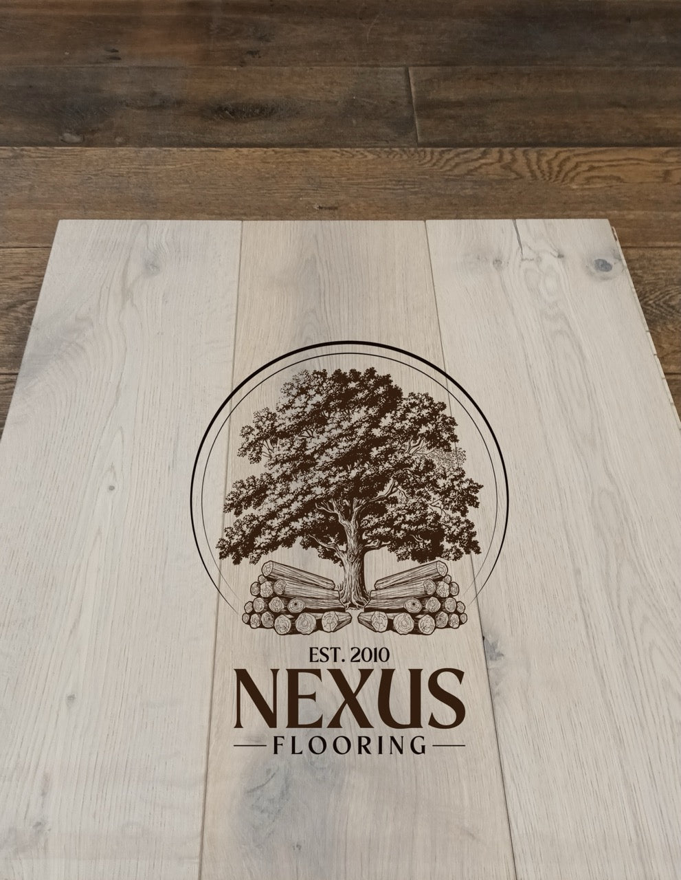 15mm x 4mm x190mm White Lacquered Engineered Oak Wood Flooring