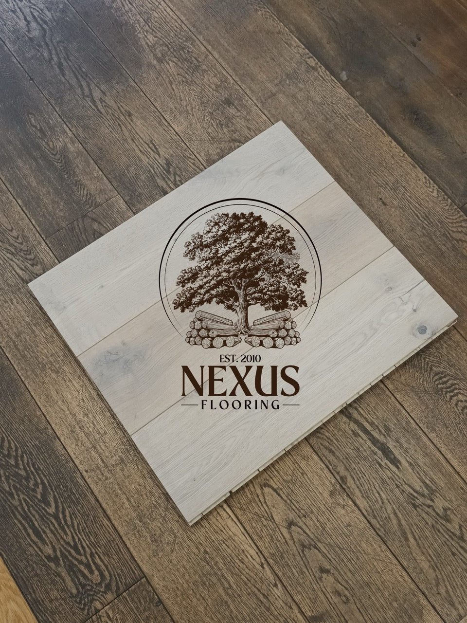 15mm x 4mm x190mm White Lacquered Engineered Oak Wood Flooring