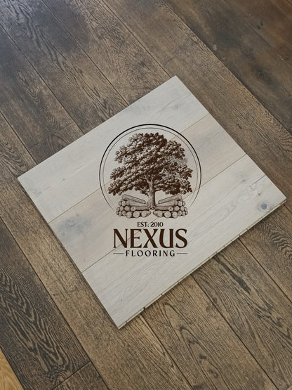 15mm x 4mm x190mm White Lacquered Engineered Oak Wood Flooring