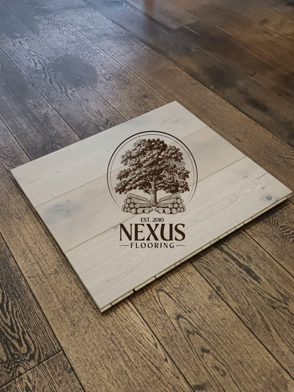 15mm x 4mm x190mm White Lacquered Engineered Oak Wood Flooring