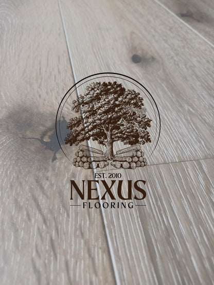 15mm x 4mm x 190mm White Washed Engineered Oak Wood Flooring