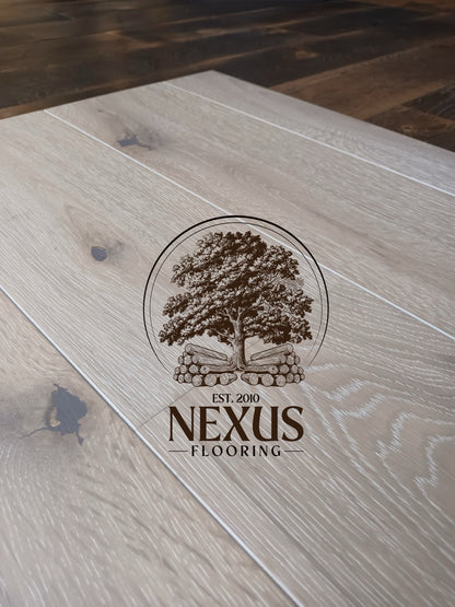 15mm x 4mm x 190mm White Washed Engineered Oak Wood Flooring