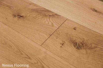 14mm x 3mm x190mm Brushed Oiled Engineered Oak Wood Flooring