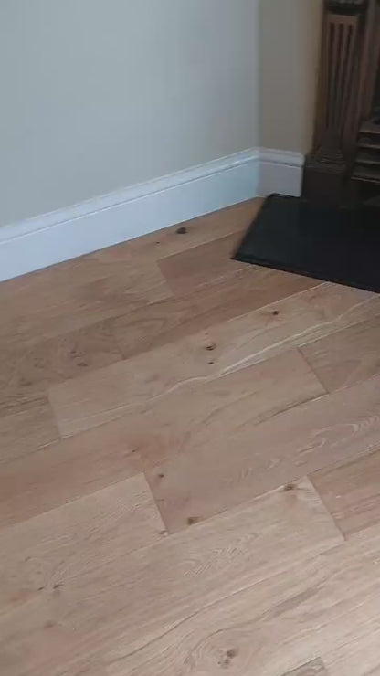 14mm x 3mm x 150mm Brushed Oiled Engineered Oak Wood Flooring